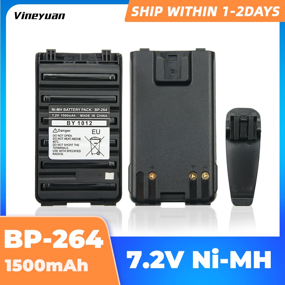 ICOM BP-264 IC-S70/T70用 バッテリー　6個 ICOM BP-264 ICOM Handheld Ni-MH Battery Packs | DX Engineering
